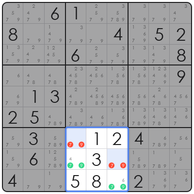sudoku finned fish